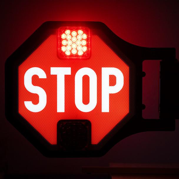 101638000 First Light Fully Illuminated Air Stop Arm - Front